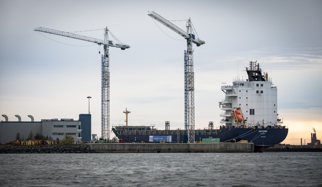 Canada’s next Auxiliary Oiler Replenishment ship MV Asterix has arrived ...